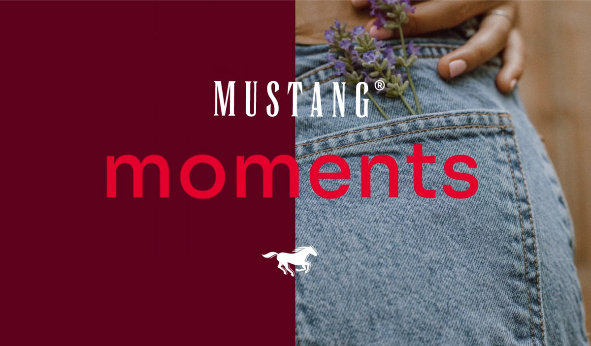 德國(guó)野馬牛仔褲 Mustang Jeans 啟用襯線(xiàn)體新LOGO
